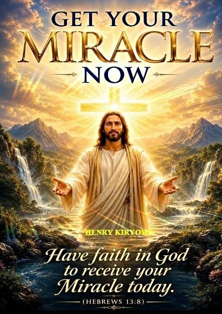 Get Your Miracle now by Pr. Kiryowa Henry – book cover
